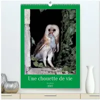 CALVENDO Eine Eule des Lebens, Vögel (Hochwertiger Wandkalender 2027, DIN A2, horizontal), Monatskalender