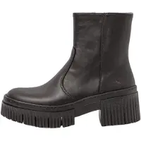 Art für Damen. 113741101003_001 Lederstiefeletten 1374 schwarz (36), 3 bis 5 cm, Reißverschluss, Lässig