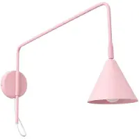 Sollux SL.2500 Wandleuchte NOX 1 rosa mit Schalter