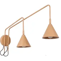 Sollux SL.2508 Wandleuchte NOX 2 gold mit Schalter