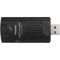 Hauppauge WinTV-dualHD, DVB-C,DVB-T,DVB-T2, USB, Schwarz, Windows 10,Windows 7,Windows 8,Windows Vista, 512 MB, 1024 MB