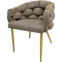 HTI Stuhl Alsen Gold Braun