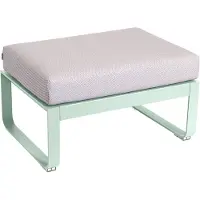 Fermob BELLEVIE 1-Sitzer-Polsterhocker mit Sitzfläche aus perforiertem Stahlblech