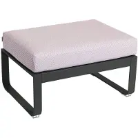 Fermob BELLEVIE 1-Sitzer-Polsterhocker mit Sitzfläche aus perforiertem Stahlblech