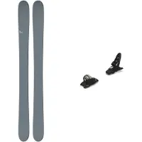 Candide Skis - Ski Set inkl. Bdg. - Freeride-Ski - Pack AK 106 2027 aus Wolle - Grau