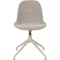 Zuiver 2er Set Albert Kuip Esszimmerstuhl drehbar Aluminium/Polyester