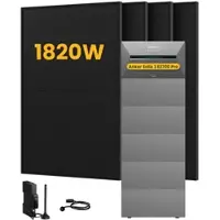 Anker SOLIX Solarbank 3 E2700 Pro, mit 4 x 455 Bifaziale Solarmodule, by Powerness - 16kWh / 1 x Smart Meter / Powerness Express (Lieferzeit: 5-14 Werktage)