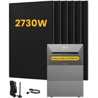 Anker SOLIX Solarbank 3 E2700 Pro Solaranlage, mit 6 x 455W Bifazialen Solarmodulen, by Powerness - 8.1kWh / 1 x Smart Meter / Selbstabholung