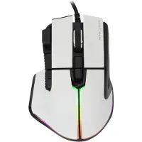 White Shark MARROK White, rechts, Optisch, USB Typ-A, 12000 DPI, Weiß