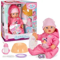 Baby Born Emma Click & Play-Puppe, 43 cm, Winteroutfit