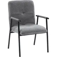 Hjh LIVING Polsterstuhl mit Armlehnen Lifea Flex Stoff Esszimmerstuhl Küchenstuhl Stuhl gepolstert
