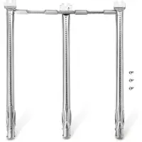 INF Edelstahl-Brenner-Kit kompatibel mit Weber Spirit und GS4 Spirit II 300 Serie – 304 Edelstahl Ersatzrohr 45.7cm