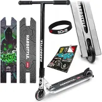 Soke BOX Stunt-Scooter Silber und Schwarz