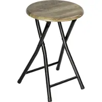 Wenko Sitzhocker "Forio", braun, B:30cm H:46cm T:30cm, Hocker, Sitzhocker, BxTxH: 30x30x46 cm
