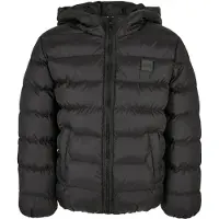 Urban Classics Herren Boys Basic Bubble Jacket Black/Black/Black, 122/128