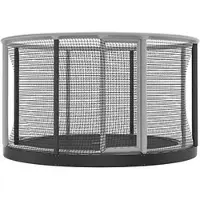 Akrobat Trampolin "Gallus Flat", 427 cm, Grau-Schwarz