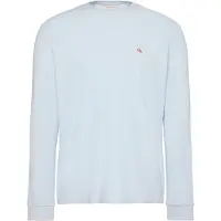 Calvin Klein Ls Waffle Badge Crewnetee Plein Air Größe: XL | Longsleeves Outlet | Herren