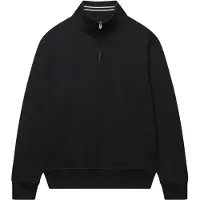 Superdry Essential Serif Logo Halbreißverschluss-sweatshirt