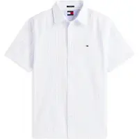 Tommy Hilfiger Herren Hemden Tjm Reg Seersuckr Ptrn Shirt Ext - Lichtblauw - Größe S