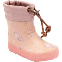 Bisgaard - Kid's Barefoot Thermo Rubber - Gummistiefel Gr 24 rosa