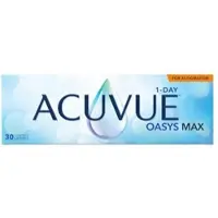 Acuvue Oasys Max 1-Day for Astigmatism (30er Packung) Tageslinsen (-3.5 dpt, Zyl. -1.25, Achse 10 & BC 8.5) mit UV-Schutz für Allergiker