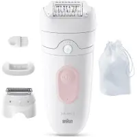 Braun Epilierer "Silk-épil 5 SE5-030" Wet & Dry, Einfache Haarentfernung, Rasieraufsatz und Trimmeraufsatz
