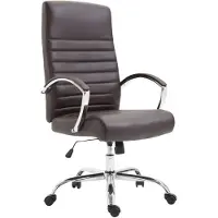 TPFLiving Bürostuhl Vallon Kunstleder Creme
