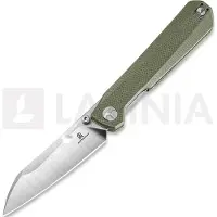 Bestechman Curvee - Satin & Stonewash - G10 Taschenmesser, olivgrün