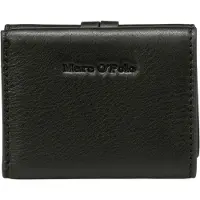 Marc O'Polo Leder Geldbörse Leni Combi Wallet Black schwarz