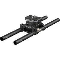 SmallRig 6761 Arca-Type Mount Plate with 15mm Dual Rod Clamp