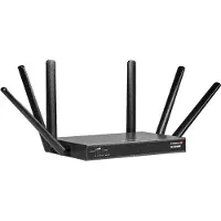 Edimax 5G-8649AX, Wi-Fi 5 (802.11ac), Dual-Band (2,4 GHz/5 GHz), Ethernet/LAN, 5G, Schwarz, Rack-/Wandrouter