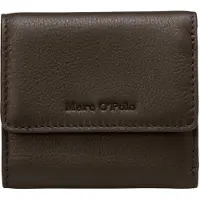 Marc O'Polo Leder Geldbörse Jean Combi Wallet Burnt Coffee dunkelbraun