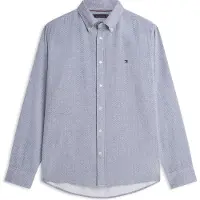 Tommy Hilfiger Flex Dobby Sf Shirt Carbon Navy Größe: L | Casual hemden Outlet | Herren | Blau