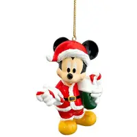 Disney Resin 3D Mickey Weihnachtsmann 10 cm Ornament (multi)