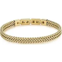 Brosway - Elegant gold-plated chain bracelet for men Ink BIK100