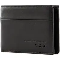 Piquadro Urban, Leather Wallet, Coin Holder, PU1392UB00R-N, Black, For Men