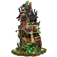 Lemax Baumhaus im versteinerten Wald, mit Batterien (4,5 V), Ornament (multi)