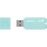 Goodram USB 3.0 UME3 CARE, 16 GB, USB Typ-A, 3.2 Gen 1 (3.1 Gen 1), 60 MB/s, Kappe, Türkis