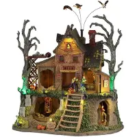 Lemax The Cursed Cabin, inkl. Adapter 44402, 550 mA (schwarz) – Dekorationsartikel von (zwart)