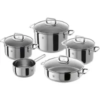 Zwilling Quadro 5 prç tencere seti-pilav tencereli, Silber, Edelstahl, 5 Stück(e)