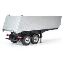 Carson 1:14 Truck LKW Anhänger 2-Achs Muldenkipper Sattelauflieger