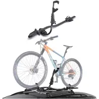 Aurilis Universal Dach-Fahrradträger Fast Bike Alu Schwarz Abschließbar 1 Rad 20kg