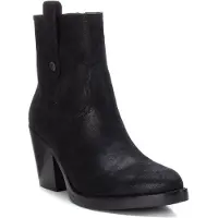 Refresh für Damen. 17148802-NEGRO Stiefelette 171488 schwarz (36), 3 bis 5 cm, Reißverschluss, Lässig