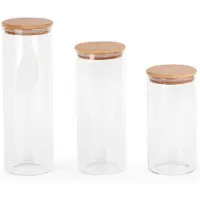 Eurofirany Komplettset Aufbewahrungsbehälter POLA, 1400, 1700, 2000 ml, 3 Stück