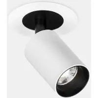 LEDS-C4 LedsC4 Projektor Atom Hide 32 Weiß - Hochwertige LED-Beleuchtung für Zuhause, 269 Lumen, 2700K, Robustes Aluminium, Modernes Design, 9V 350mA, Durchmesser 30mm