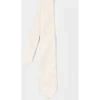 Paul Smith Men Tie Floral Jacquard Ivory Größe: 6 | Krawatten Outlet | Herren | Weiß