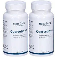 NatuGena GmbH Quercetin+Vitamin C hochdosiert+Magnesium Kapseln 2x 2x90 St