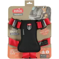 Zolux TRAVEL SAFE S Hundegeschirr rot