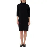 Comma Strickkleid mit überschnittenen Schultern