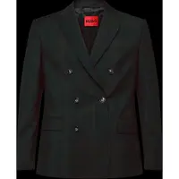 HUGO Extra Slim-Fit Blazer aus karierter Schurwolle Grösse 46
